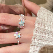 Spring Colors Flower Ring