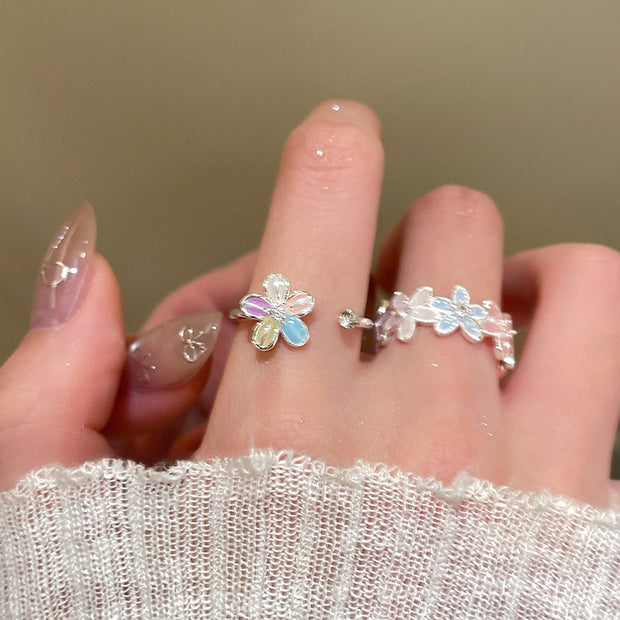 Spring Colors Flower Ring