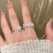 Spring Colors Flower Ring