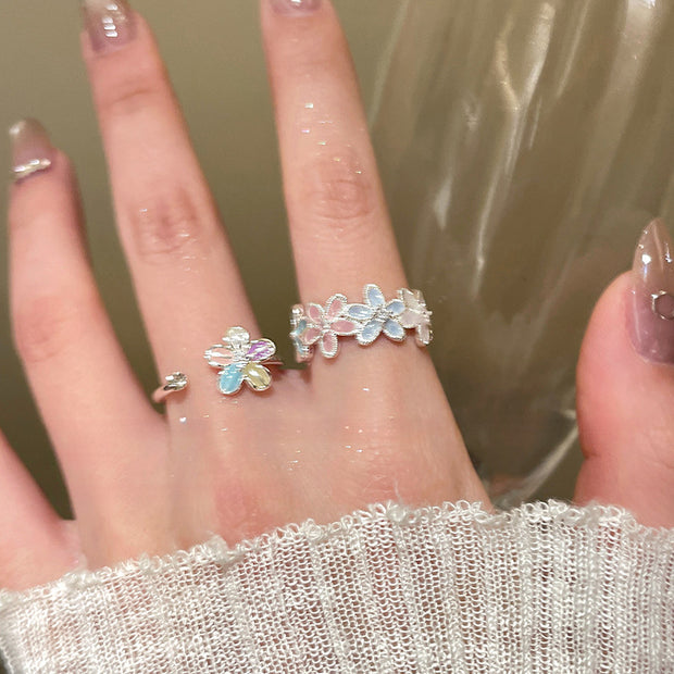 Spring Colors Flower Ring