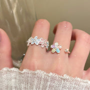Spring Colors Flower Ring