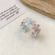Spring Colors Flower Ring
