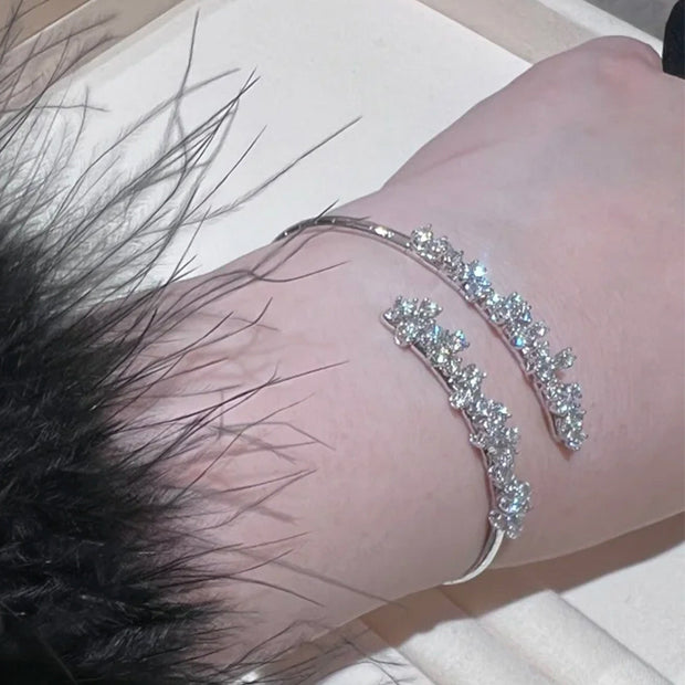 Sparkling Zircon Heart Set