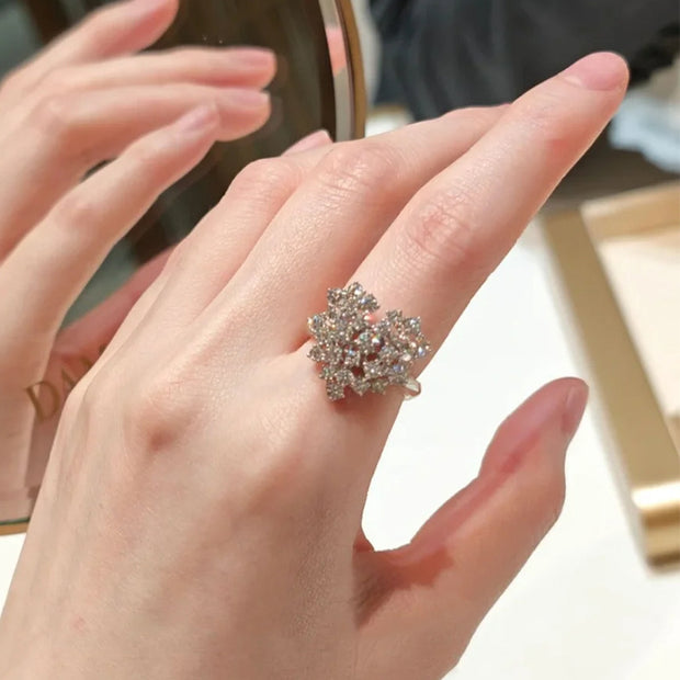 Sparkling Zircon Heart Set