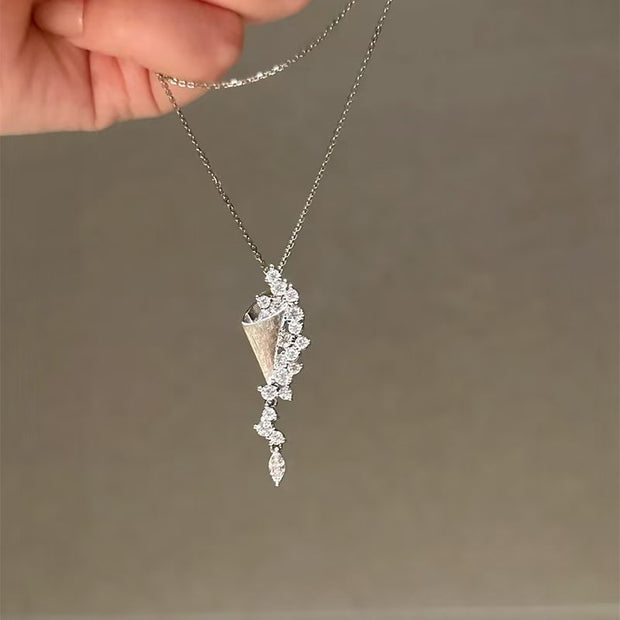 Galaxy Hourglass Necklace
