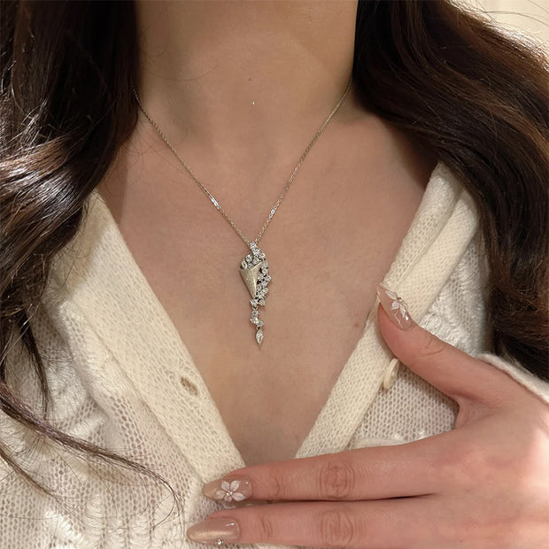 Galaxy Hourglass Necklace