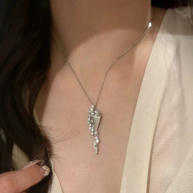 Galaxy Hourglass Necklace