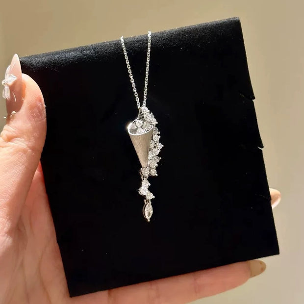 Galaxy Hourglass Necklace