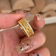 Bauhinia Wheat Ring