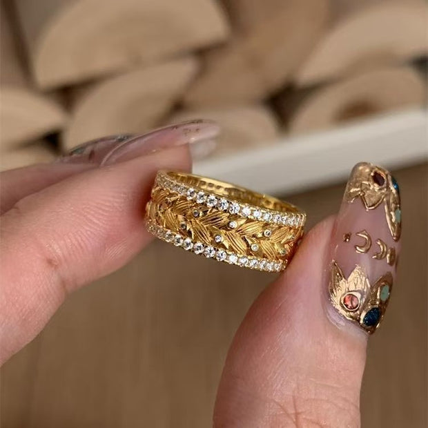 Bauhinia Wheat Ring