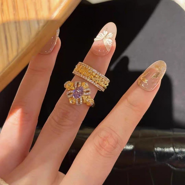 Bauhinia Wheat Ring