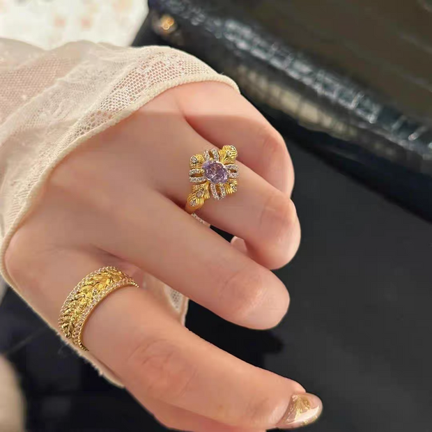 Bauhinia Wheat Ring