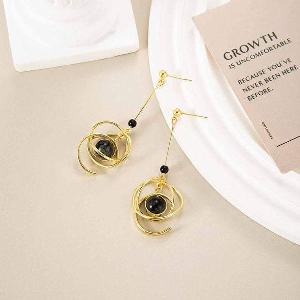 Planet Orbit Earrings