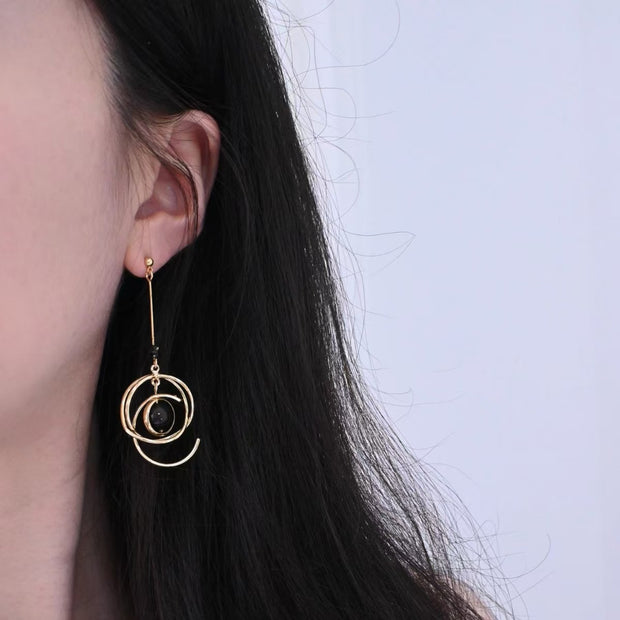 Planet Orbit Earrings