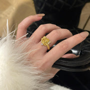 Rose Spirit Snake Wrap Ring