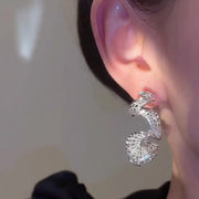 S-Curve Wave Earrings