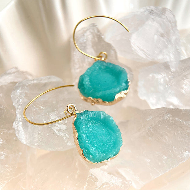 Blue Tears Summer Irregular Earrings