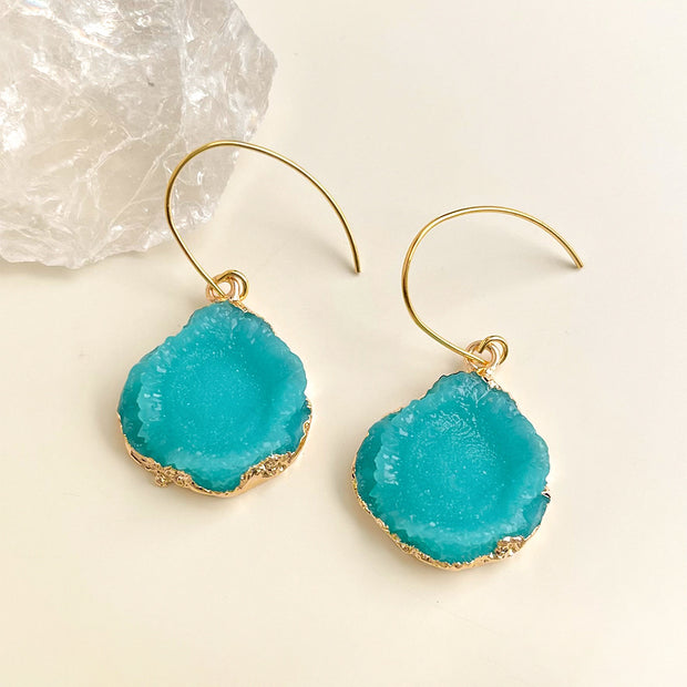 Blue Tears Summer Irregular Earrings