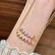 Dopamine Candy Zircon Wave Necklace