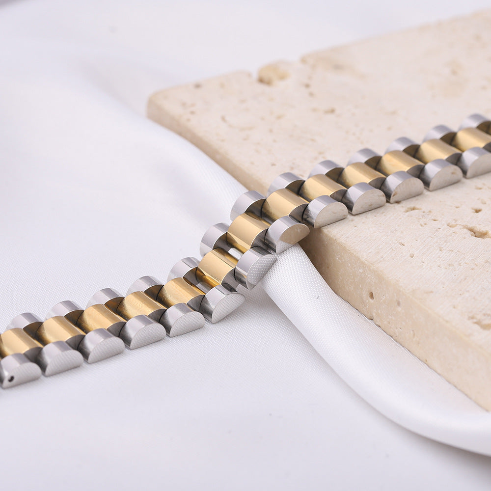 Luxury Stainless Steel Watch Band Bracelet