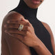 Interlocked Pavé Ring