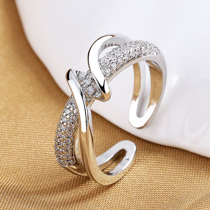 Personalised Geometric Adjustable Ring