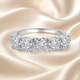 Celestial Wave Five-Stone Moissanite Ring