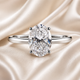Round-Cut Moissanite Solitaire Ring
