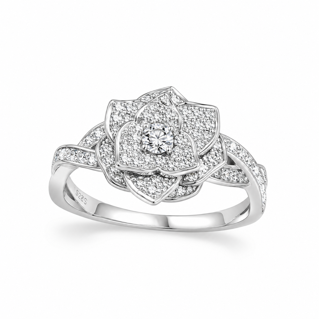 Rose Moissanite Ring