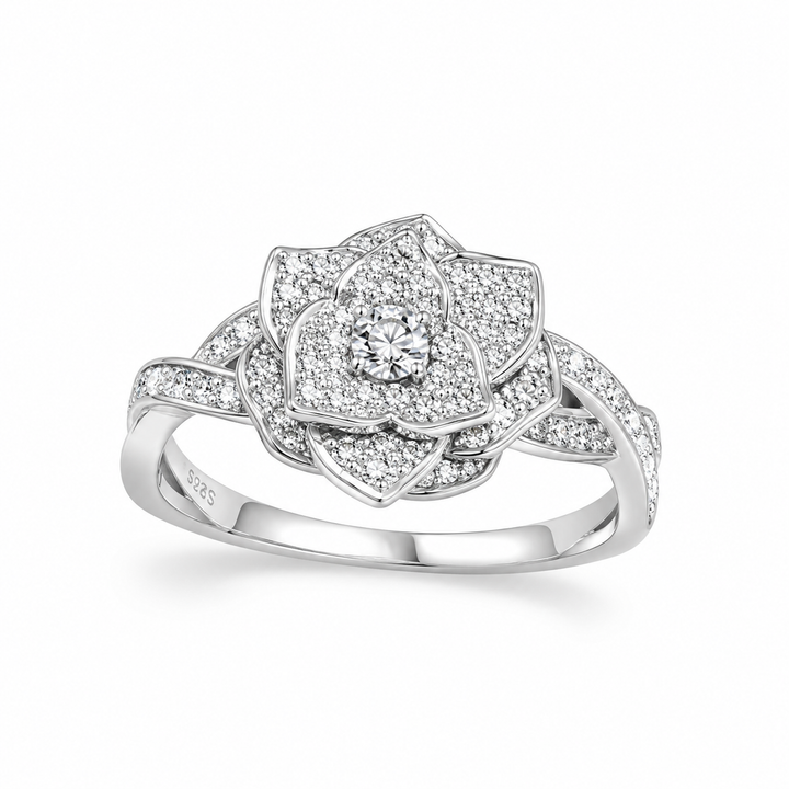 Rose Moissanite Ring