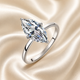 Marquise Cut Moissanite Ring