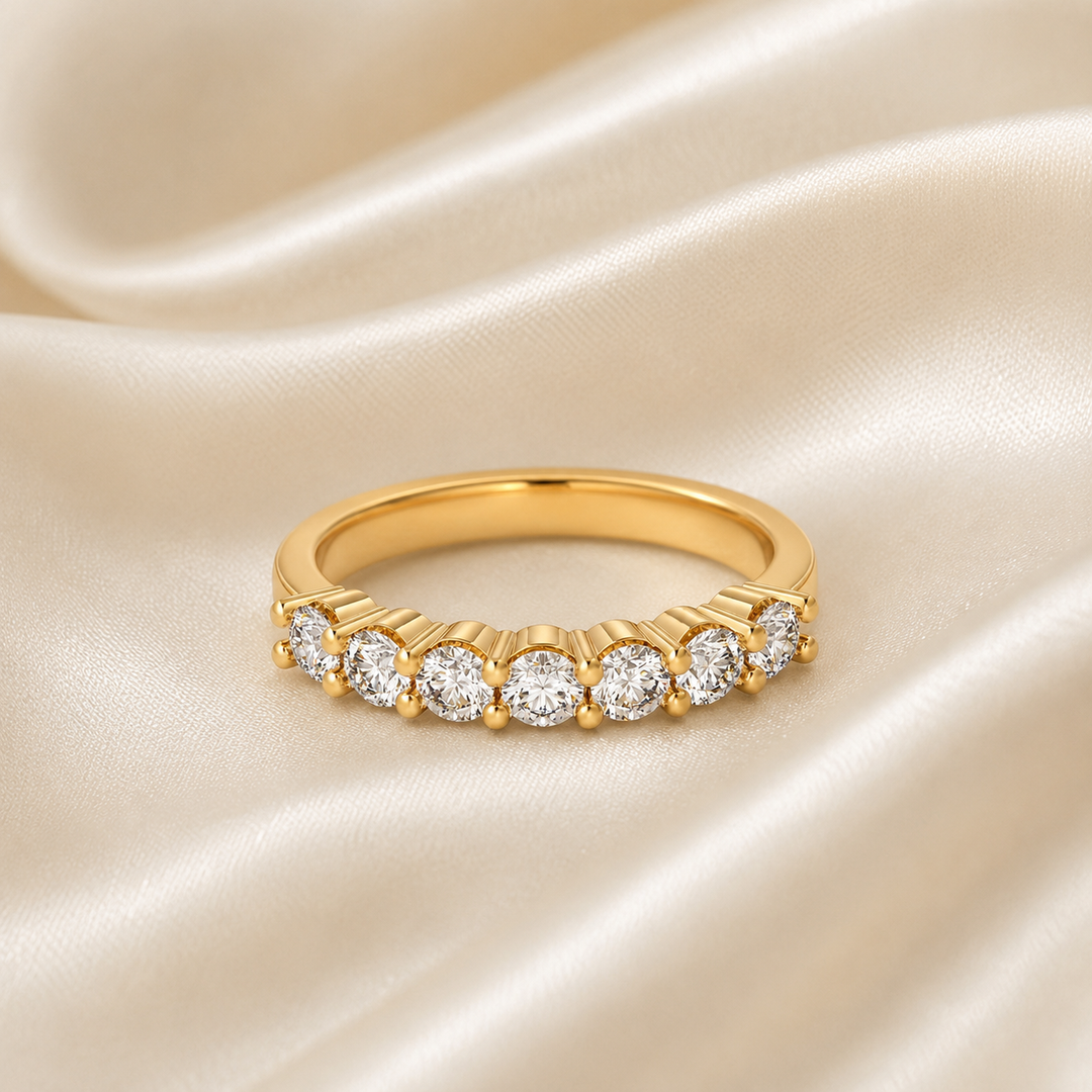 Classic Couple Wedding Band Set