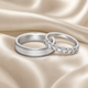 Classic Couple Wedding Band Set