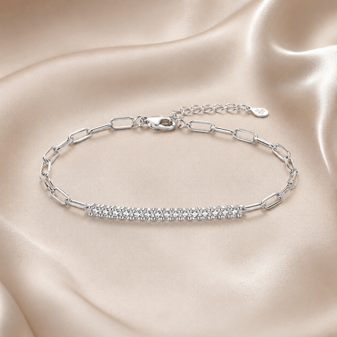 Luminous Line Moissanite Bracelet
