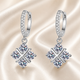 Classic Crossed Moissanite Earrings