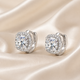 Square Wrap Moissanite Hoop Earrings