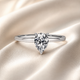 Pear-Cut Moissanite Ring