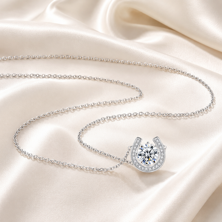 U-Shaped Moissanite Necklace