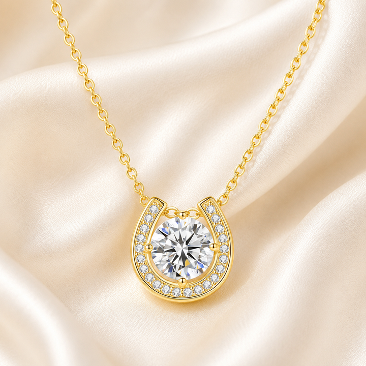 U-Shaped Moissanite Necklace