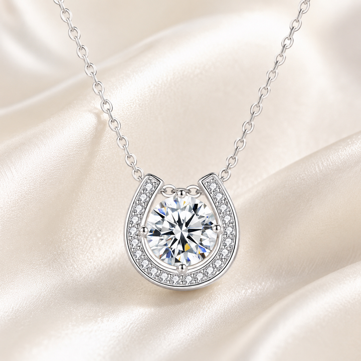 U-Shaped Moissanite Necklace