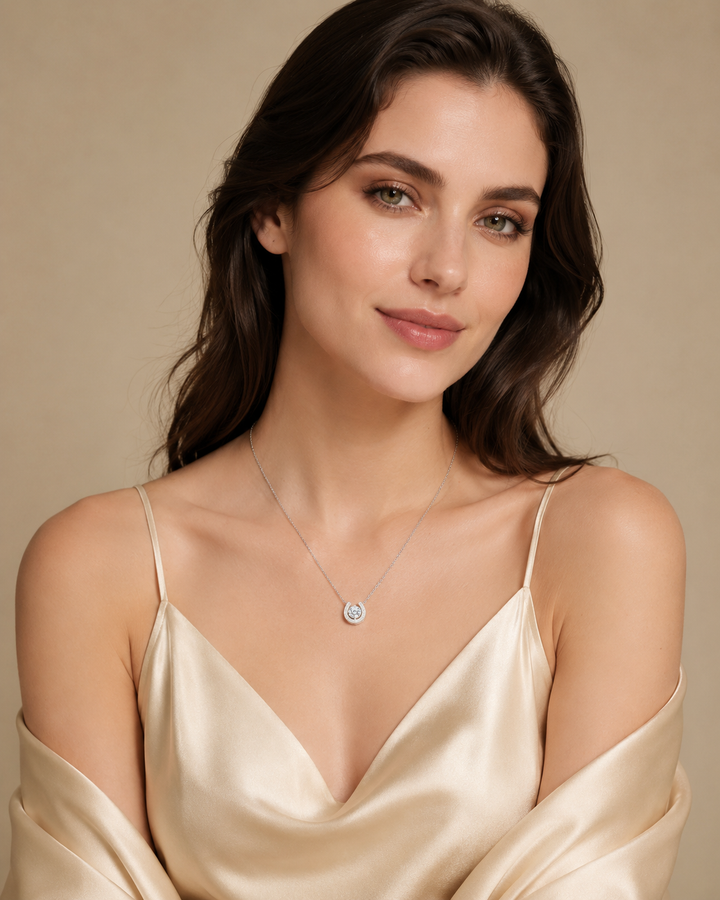 U-Shaped Moissanite Necklace