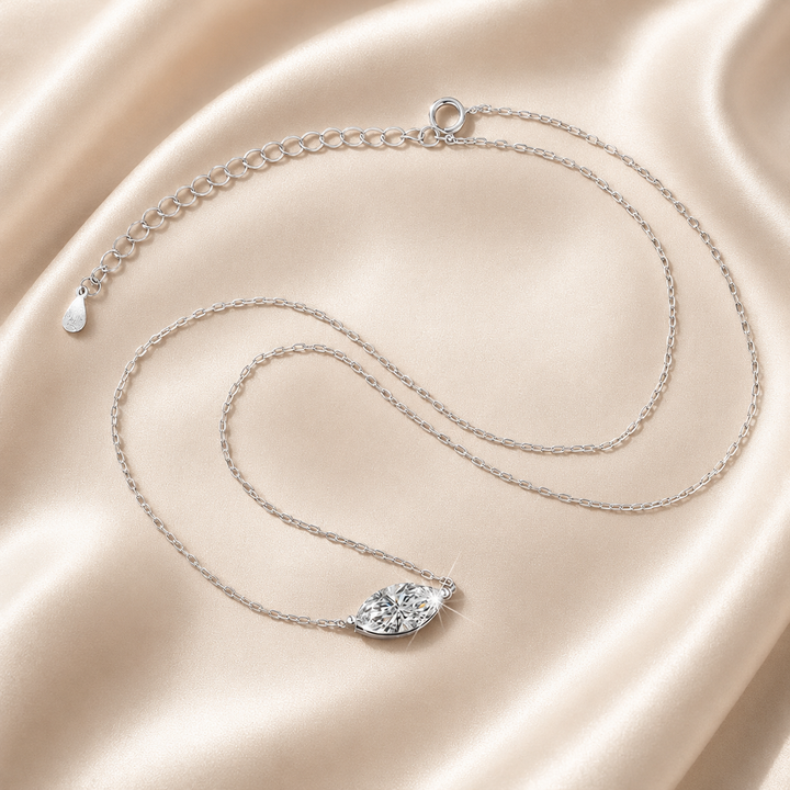 Marquise Moissanite Necklace