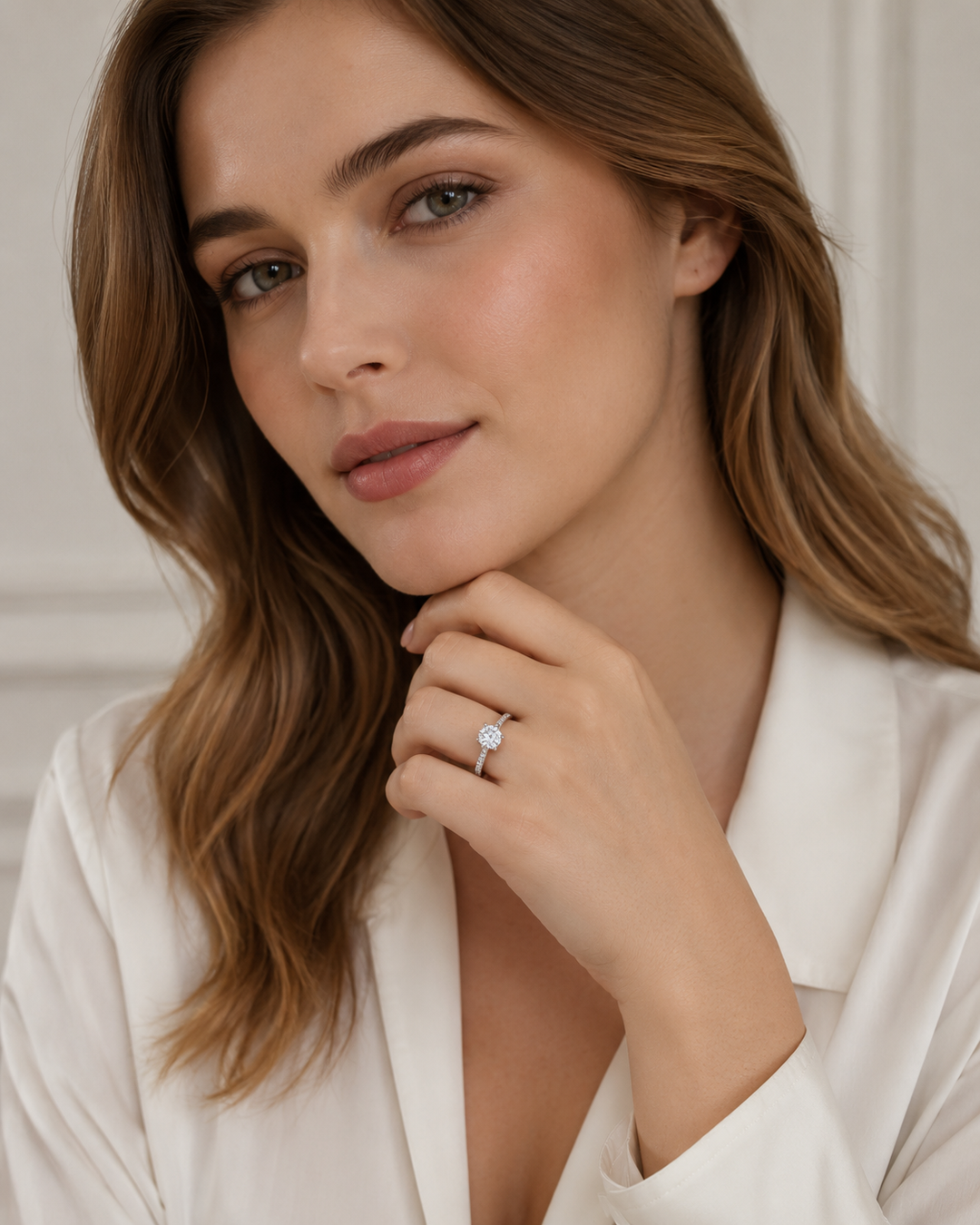 Classic Six-Prong Moissanite Solitaire Ring