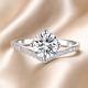Celestial V-Chevron Moissanite Ring