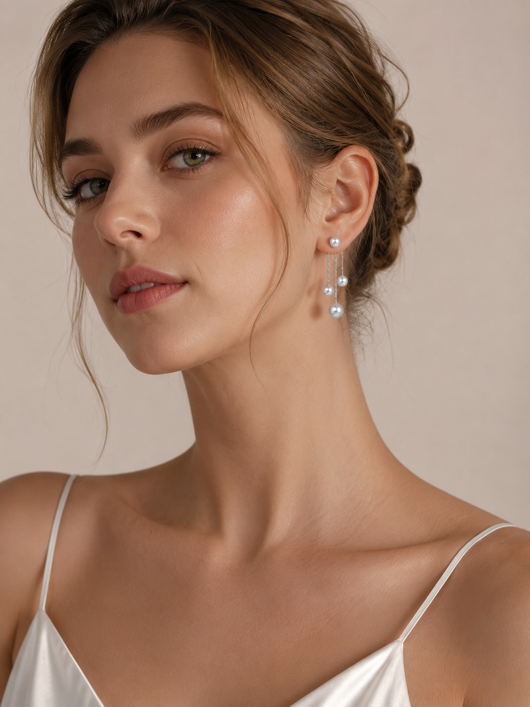 Pearl Tassel Drop Earrings