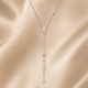 Moissanite Teardrop Y-Necklace