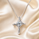 Twisted Star Zircon Pendant Necklace