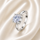 Eternal Crest Solitaire Moissanite Ring