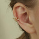 Minimal Crystal Ear Cuff