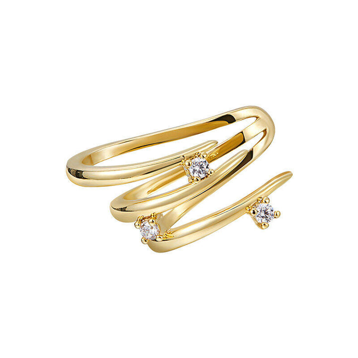 Minimal Crystal Ear Cuff